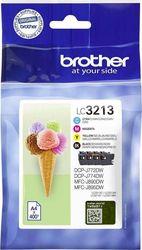 ΜΕΛΑΝΙ INKJET LC-3213VP MULTIPACK ΜΕ OEM:LC-3213VP BROTHER