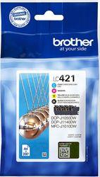 ΜΕΛΑΝΙ INKJET LC421VA MULTIPACK ΜΕ OEM:LC421VAL BROTHER