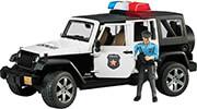 JEEP WRANGLER UNLIMITED RUBICON POLICE VEHICLE (WITH POLICE OFFICER) BRUDER