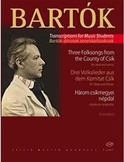 BARTOK - THREE FOLKSONGS FROM THE COUNTRY BUDAPEST