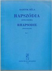 BELA BARTOK - RHAPSODIE OP. 1 BUDAPEST