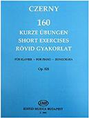 CZERNY - 160 KURZE UBUNGEN OP.821 BUDAPEST