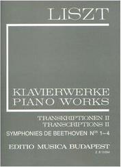 LISZT - TRANSCRIPTIONS N.17 BEETHOVEN SYMPHONIES 1-4 BUDAPEST