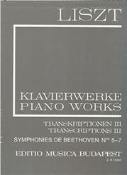 LISZT - TRANSCRIPTIONS N.18 BEETHOVEN SYMPHONIES 5-7 BUDAPEST