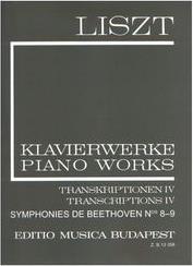 LISZT - TRANSCRIPTIONS N.19 BEETHOVEN SYMPHONIES 8-9 BUDAPEST