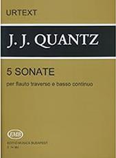 QUANTZ - 5 SONATE - URTEXT BUDAPEST