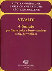 VIVALDI - 4 SONATE PER FLAUTO DOLGE BUDAPEST