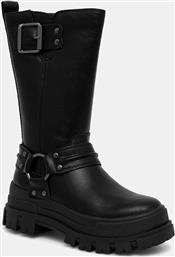 ΜΠΟΤΑΚΙΑ ASPHA BIKER BOOT HI ΧΡΩΜΑ: ΜΑΥΡΟ, 1270123-BLK BUFFALO