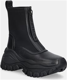 ΜΠΟΤΑΚΙΑ LOLA FRONT ZIP ΧΡΩΜΑ: ΜΑΥΡΟ, 1270140-BLK BUFFALO