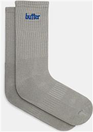 ΚΑΛΤΣΕΣ BASIC SOCKS ΧΡΩΜΑ: ΓΚΡΙ, BG243910 BUTTER GOODS