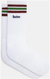 ΚΑΛΤΣΕΣ STRIPE SOCKS ΧΡΩΜΑ: ΑΣΠΡΟ, BG243912 BUTTER GOODS