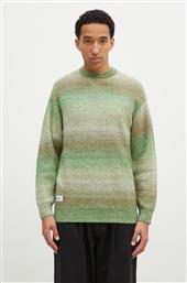 ΠΟΥΛΟΒΕΡ BEAMS KNIT SWEATER ΧΡΩΜΑ: ΠΡΑΣΙΝΟ, BG243301 BUTTER GOODS