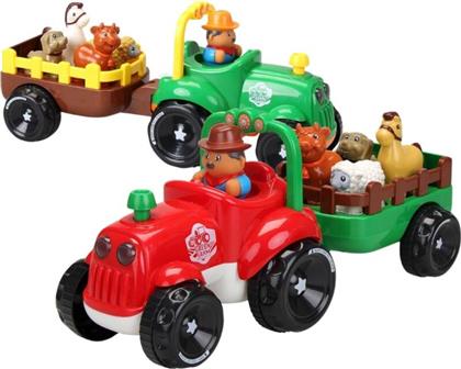 BW B/O ΤΡΑΚΤΕΡ ΜΕ ΡΥΜΟΥΛΚΑ WITH LIGHT & SOUND LEARNING FUN (35285)