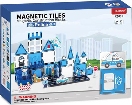 BW MAGNETIC TILES ΑΣΤΥΝΟΜΙΑ 42ΤΜΧ (X6039)