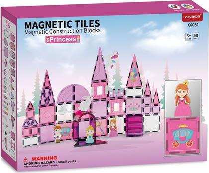 BW MAGNETIC TILES ΠΡΙΓΚΙΠΙΣΣΕΣ 58ΤΜΧ (X6031)