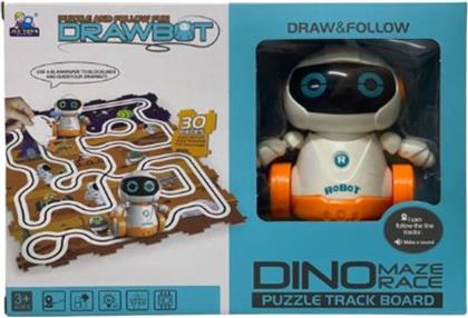 BW ROBOT DRAW & FOLLOW WITH PUZZLE TRACK BOARD (629-1)