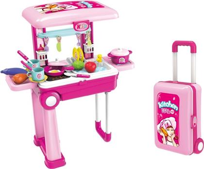 BW ΣΕΤ ΚΟΥΖΙΝΑ ΤΡΟΛΕΥ LITTLE CHEF 2 IN 1 (008-921A) από το MOUSTAKAS