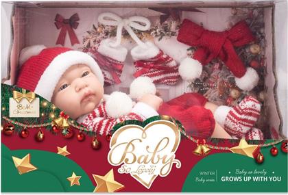 BW ΣΕΤ ΜΩΡΟ XMAS BABY DOLL 12''& ΑΞΕΣΟΥΑΡ (249-2)