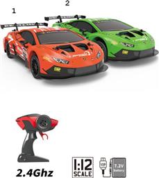 BW ΤΗΛΕΚΑΤΕΥΘΥΝΟΜΕΝΟ ΑΥΤΟΚΙΝΗΤΟ RACER LAMBORGHINI HURACAN GT3 1:12-2 ΧΡΩΜΑΤΑ (6612)