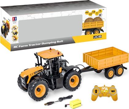 BW ΤΗΛΕΚΑΤΕΥΘΥΝΟΜΕΝΟ FARM TRACTOR 1:16 WITH TRAILER LIGHT & SOUND (E360-003) από το MOUSTAKAS