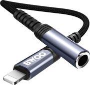 ADAPTER BZ48 AUX 3.5MM TO LIGHTNING BLACK BWOO
