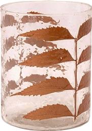 ΓΥΑΛΙΝΟ ΒΑΖΟ 10 X 10 X 13 CM ''DECOUPAGE'' - AC96.940.17 ΚΑΦΕ CEST BON