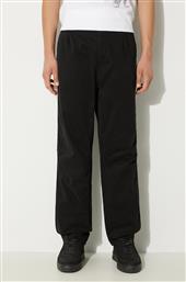ΠΑΝΤΕΛΟΝΙ STRETCH SATEEN LOOSE CHINO PANTS ΧΡΩΜΑ: ΜΑΥΡΟ, 17CMPA110A005529G C P COMPANY