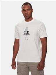 T-SHIRT 17CMTS063A005100W ΛΕΥΚΟ REGULAR FIT C P COMPANY