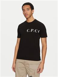 T-SHIRT 18CMTS139A005100W ΜΑΥΡΟ REGULAR FIT C P COMPANY