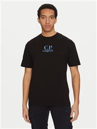 T-SHIRT 18CMTS141A005100W ΜΑΥΡΟ REGULAR FIT C P COMPANY