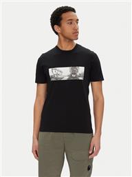 T-SHIRT 18CMTS319A005431G ΜΑΥΡΟ REGULAR FIT C P COMPANY