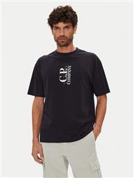 T-SHIRT 19CMTS092A005100W ΣΚΟΥΡΟ ΜΠΛΕ REGULAR FIT C P COMPANY