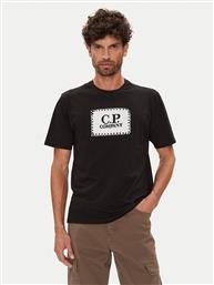 T-SHIRT RCCMTS723A005100W ΜΑΥΡΟ REGULAR FIT C P COMPANY