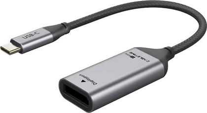 ΑΝΤΑΠΤΟΡΑΣ USB-C ΣΕ DISPLAYPORT C160, 4K/60HZ, 0.15M, ΜΑΥΡΟΣ CABLETIME