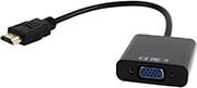 A-HDMI-VGA-03 HDMI TO VGA AND AUDIO ADAPTER CABLE SINGLE PORT BLACK CABLEXPERT από το e-SHOP