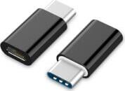 A-USB2-CMMF-01 USB 2.0 TYPE-C ADAPTER (CM/MICROUSB-F) BLACK CABLEXPERT