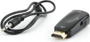 AB-HDMI-VGA-02 HDMI TO VGA AND AUDIO ADAPTER SINGLE PORT BLACK BLISTER CABLEXPERT