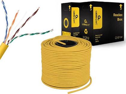 CAT5E UTP LAN CABLE (CCA), SOLID, 305M YELLOW CABLEXPERT