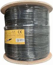 CAT6 UTP LAN OUTDOOR CABLE, SOLID, 305 M, BLACK CABLEXPERT