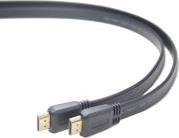 CC-HDMI4F-10 HDMI MALE-MALE FLAT CABLE 3M BLACK CABLEXPERT
