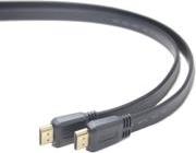 CC-HDMI4F-1M HDMI MALE-MALE FLAT CABLE 1M BLACK CABLEXPERT
