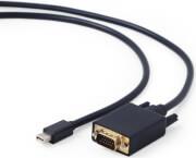 CC-MDPM-VGAM-6 MINI DISPLAYPORT TO VGA ADAPTER CABLE BLACK 1.8M CABLEXPERT