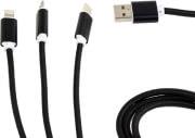 CC-USB2-AM31-1M USB 3-IN-1 CHARGING CABLE BLACK 1 M CABLEXPERT