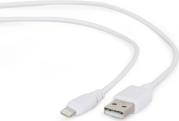 CC-USB2-AMLM-W-1M8-PIN SYNC AND CHARGING CABLE WHITE 1M CABLEXPERT