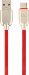 CC-USB2R-AMCM-2M-R PREMIUM RUBBER TYPE-C USB CHARGING AND DATA CABLE 2M RED CABLEXPERT