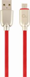 CC-USB2R-AMMBM-2M-R PREMIUM RUBBER MICRO-USB CHARGING AND DATA CABLE 2M RED CABLEXPERT