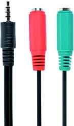 CCA-417 3.5MM AUDIO + MICROPHONE ADAPTER CABLE 0.2M CABLEXPERT από το e-SHOP
