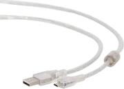 CCP-MUSB2-AMBM-6-TR MICRO USB CABLE 1.8M TRANSPARENT JACKET CABLEXPERT από το e-SHOP