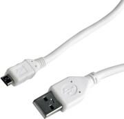 CCP-MUSB2-AMBM-W-1M MICRO USB CABLE 1M WHITE CABLEXPERT