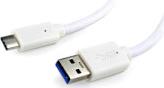 CCP-USB3-AMCM-1M-W USB 3.0 AM TO TYPE-C CABLE (AM/CM) 1M WHITE CABLEXPERT